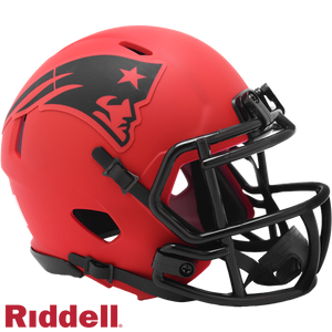 New England Patriots Helmet Riddell Replica Mini Speed Style Rave Alternate - Riddell