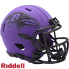 Baltimore Ravens Helmet Riddell Replica Mini Speed Style Rave Alternate - Riddell