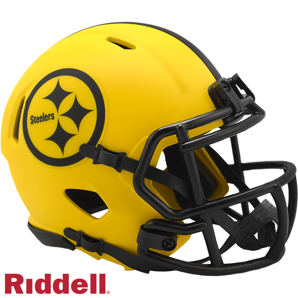 Pittsburgh Steelers Helmet Riddell Replica Mini Speed Style Rave Alternate - Riddell