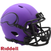 Minnesota Vikings Helmet Riddell Replica Mini Speed Style Rave Alternate - Riddell