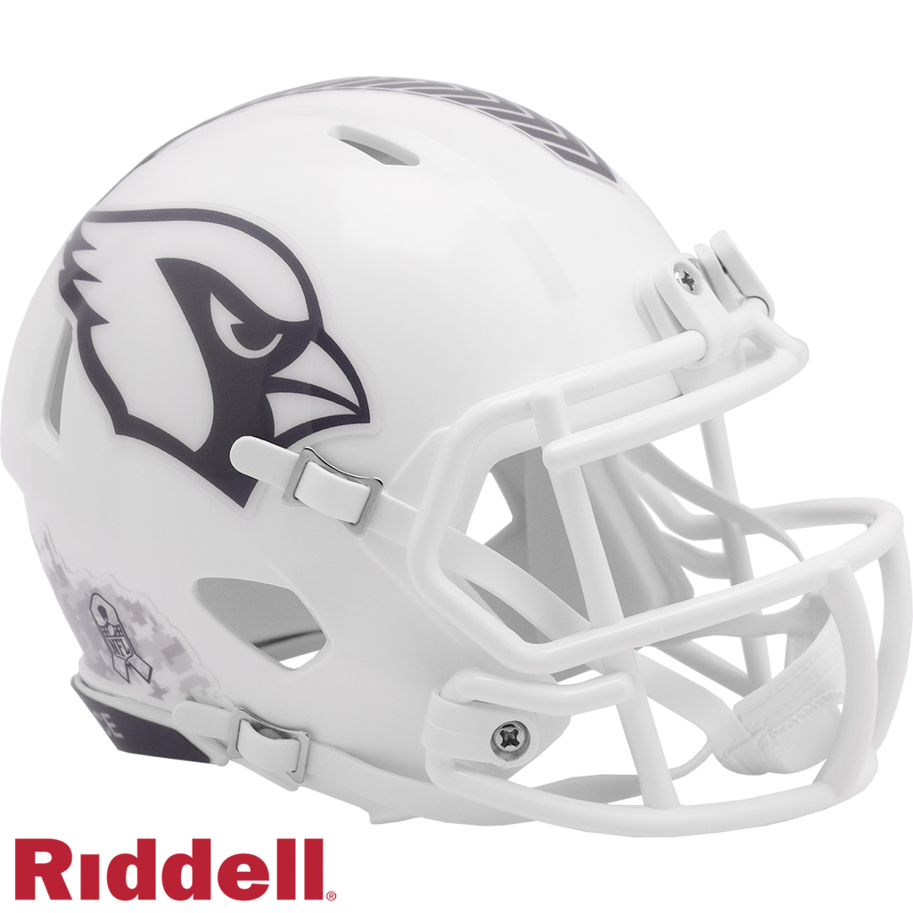 Arizona Cardinals Helmet Riddell Replica Mini Speed Style Salute To Service 2024 - Riddell