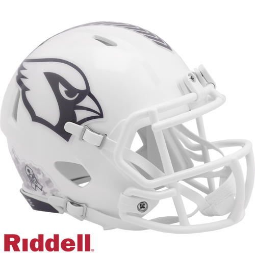Arizona Cardinals Helmet Riddell Replica Mini Speed Style Salute To Service 2024 - Riddell
