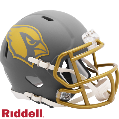 Arizona Cardinals Helmet Riddell Replica Mini Speed Style Slate Alternate - Riddell