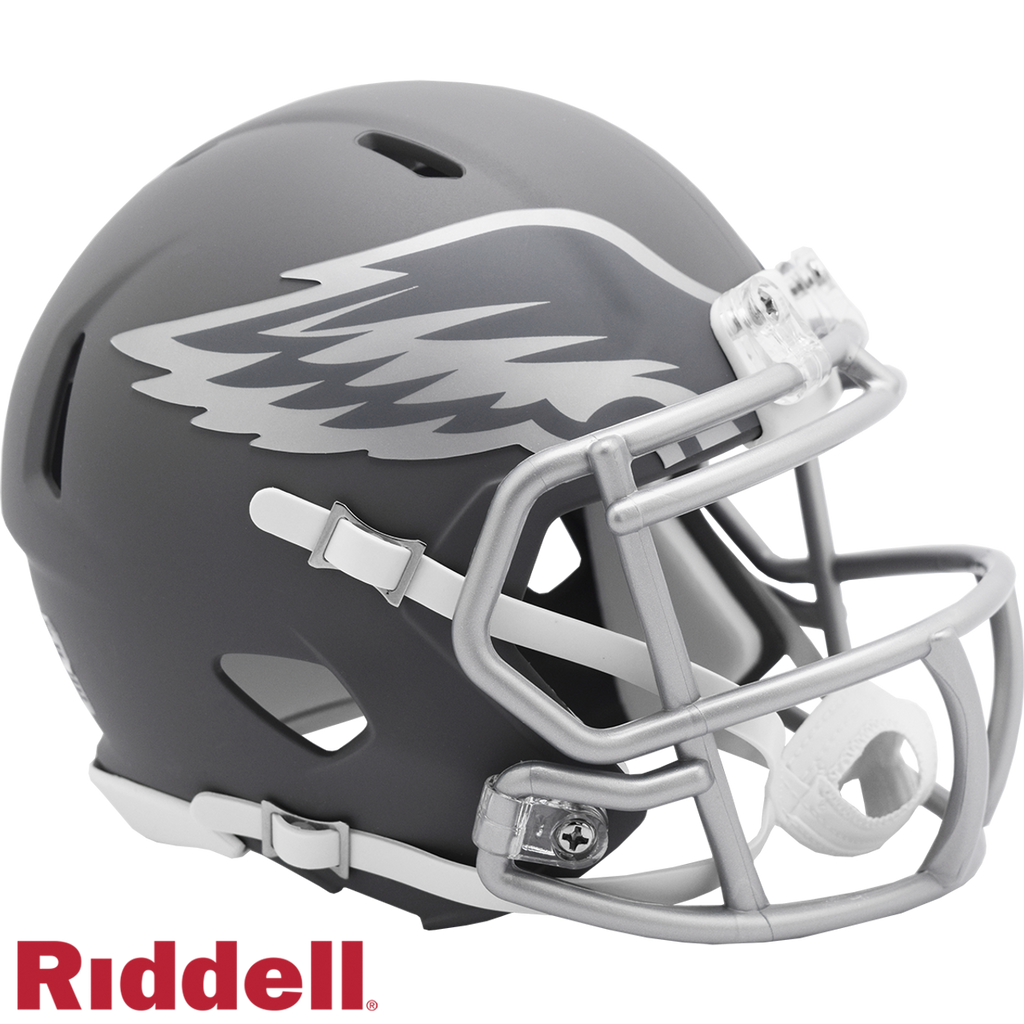 Philadelphia Eagles Helmet Riddell Replica Mini Speed Style Slate Alternate - Riddell