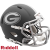 Georgia Bulldogs Helmet Riddell Replica Mini Speed Style Slate Alternate - 9