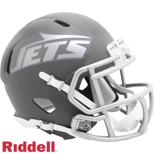 New York Jets Helmet Riddell Replica Mini Speed Style Slate Alternate 2024 - Riddell