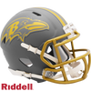 Baltimore Ravens Helmet Riddell Replica Mini Speed Style Slate Alternate - Riddell