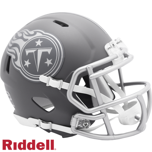 Tennessee Titans Helmet Riddell Replica Mini Speed Style Slate Alternate - Riddell