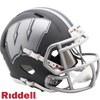 Wisconsin Badgers Helmet Riddell Replica Mini Speed Style Slate Alternate - Riddell