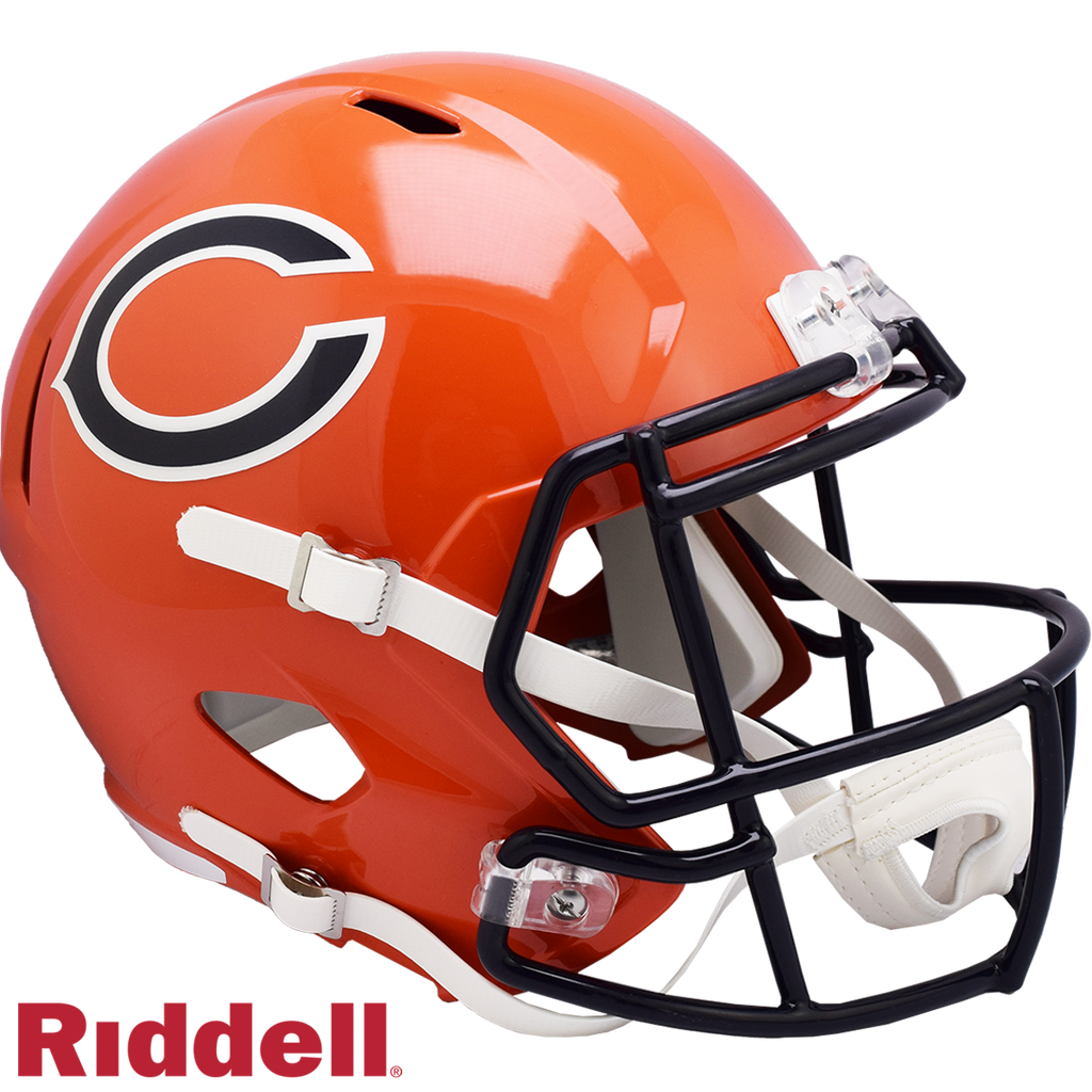 Chicago Bears Helmet Riddell Replica Full Size Speed Style On-Field Alternate - Special Order - 11
