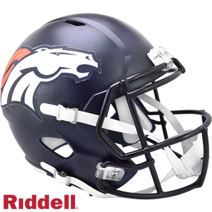 Denver Broncos Helmet Riddell Replica Full Size Speed Style 2024 - Riddell