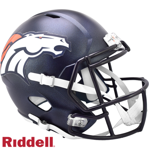 Denver Broncos Helmet Riddell Replica Full Size Speed Style 2024 - Riddell