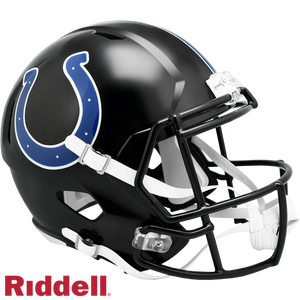 Indianapolis Colts Helmet Riddell Replica Full Size Speed Style On-Field Alternate 2023 Indiana Nights - Riddell