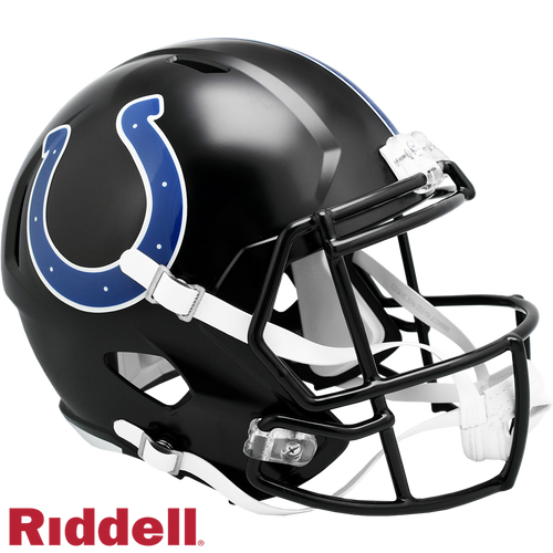 Indianapolis Colts Helmet Riddell Replica Full Size Speed Style On-Field Alternate 2023 Indiana Nights - Riddell