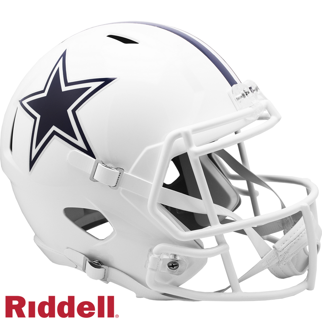 Dallas Cowboys Helmet Riddell Replica Full Size Speed Style On-Field Alternate - Riddell