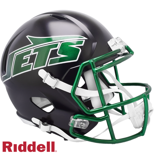 New York Jets Helmet Riddell Replica Full Size Speed Style On-Field Alternate 2024 #1 - Special Order - Riddell