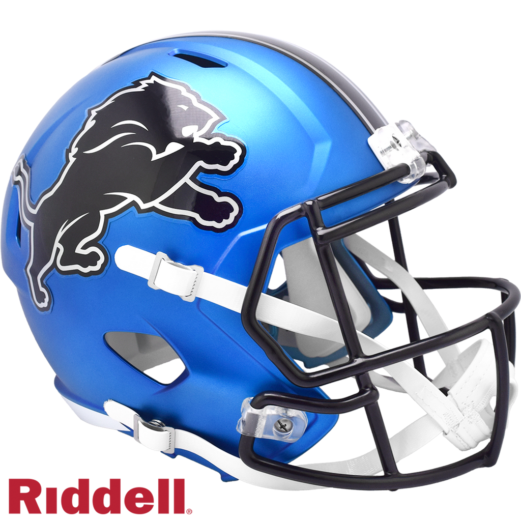 Detroit Lions Helmet Riddell Replica Full Size Speed Style On-Field Alternate 2024 - Riddell