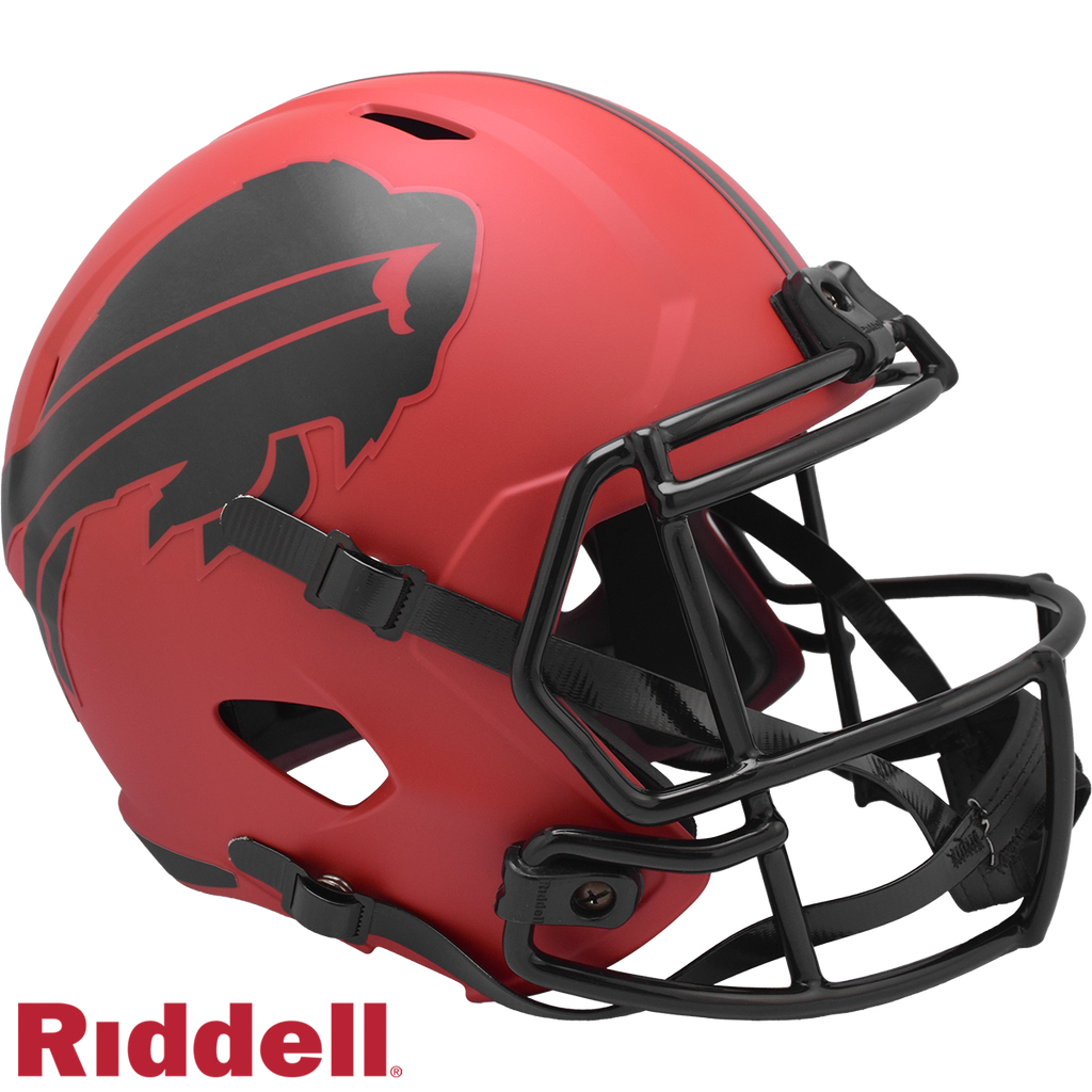 Buffalo Bills Helmet Riddell Replica Full Size Speed Style Rave Alternate - Riddell