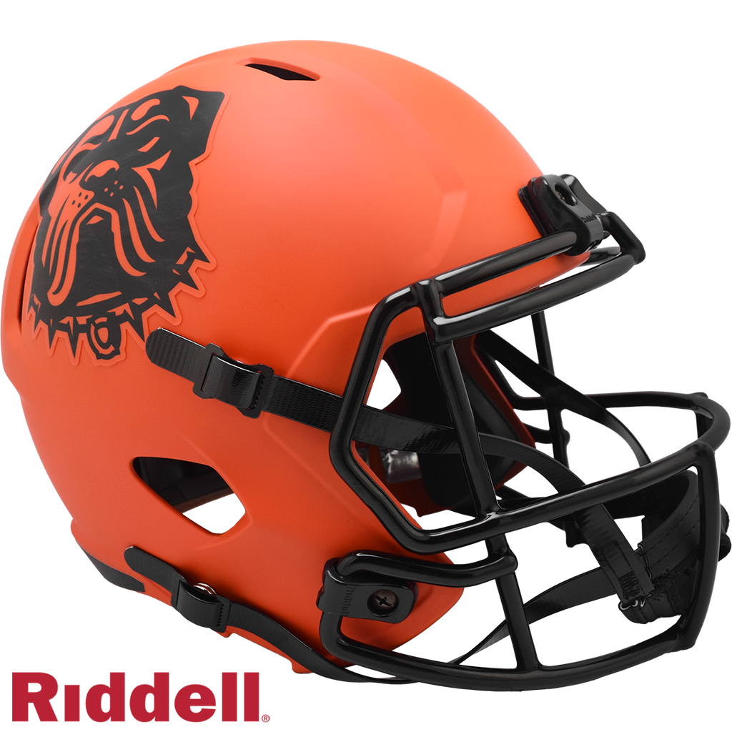 Cleveland Browns Helmet Riddell Replica Full Size Speed Style Rave Alternate - Riddell