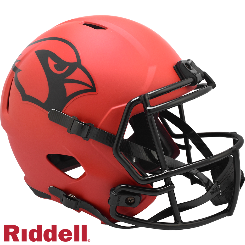 Arizona Cardinals Helmet Riddell Replica Full Size Speed Style Rave Alternate - Riddell