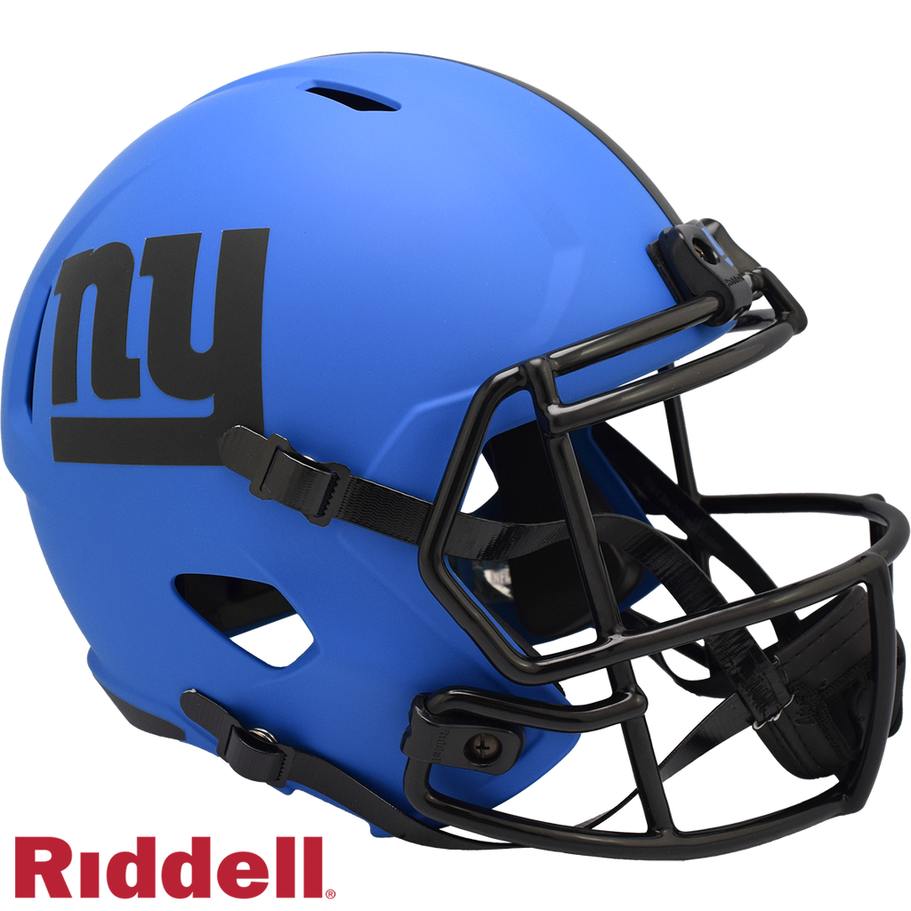 New York Giants Helmet Riddell Replica Full Size Speed Style Rave Alternate - Riddell