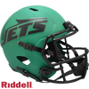 New York Jets Helmet Riddell Replica Full Size Speed Style Rave Alternate - Riddell