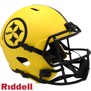 Pittsburgh Steelers Helmet Riddell Replica Full Size Speed Style Rave Alternate - Riddell