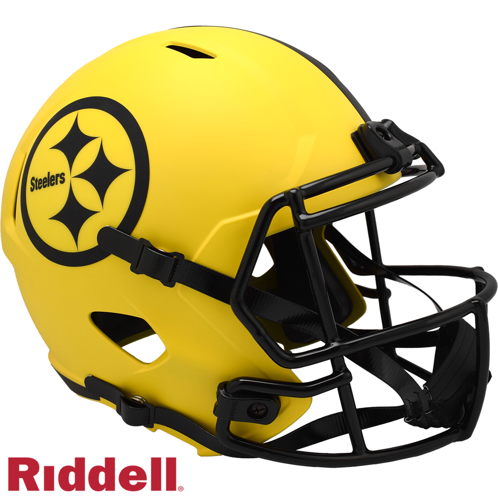 Pittsburgh Steelers Helmet Riddell Replica Full Size Speed Style Rave Alternate - Riddell
