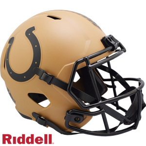Indianapolis Colts Helmet Riddell Replica Full Size Speed Style Salute To Service 2023 - Riddell