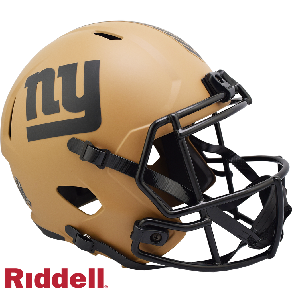 New York Giants Helmet Riddell Replica Full Size Speed Style Salute To Service 2023 - Riddell