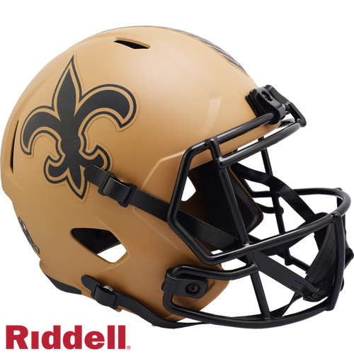 New Orleans Saints Helmet Riddell Replica Full Size Speed Style Salute To Service 2023 - Riddell