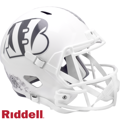 Cincinnati Bengals Helmet Riddell Replica Full Size Speed Style Salute To Service 2024 - Riddell