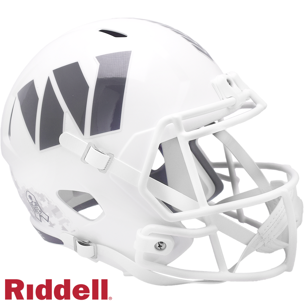 Washington Commanders Helmet Riddell Replica Full Size Speed Style Salute To Service 2024 - Riddell