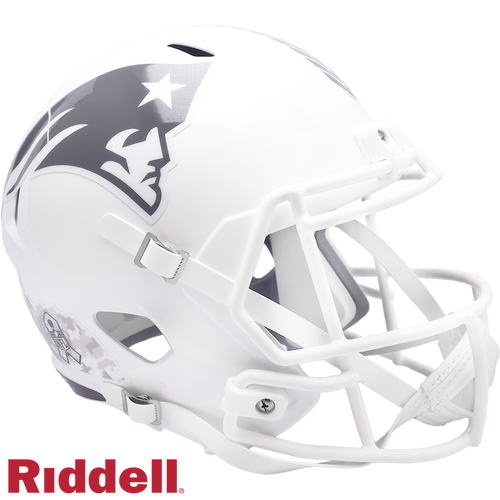 New England Patriots Helmet Riddell Replica Full Size Speed Style Salute To Service 2024 - Riddell