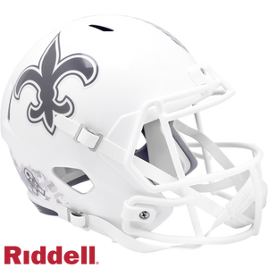 New Orleans Saints Helmet Riddell Replica Full Size Speed Style Salute To Service 2024 - Riddell