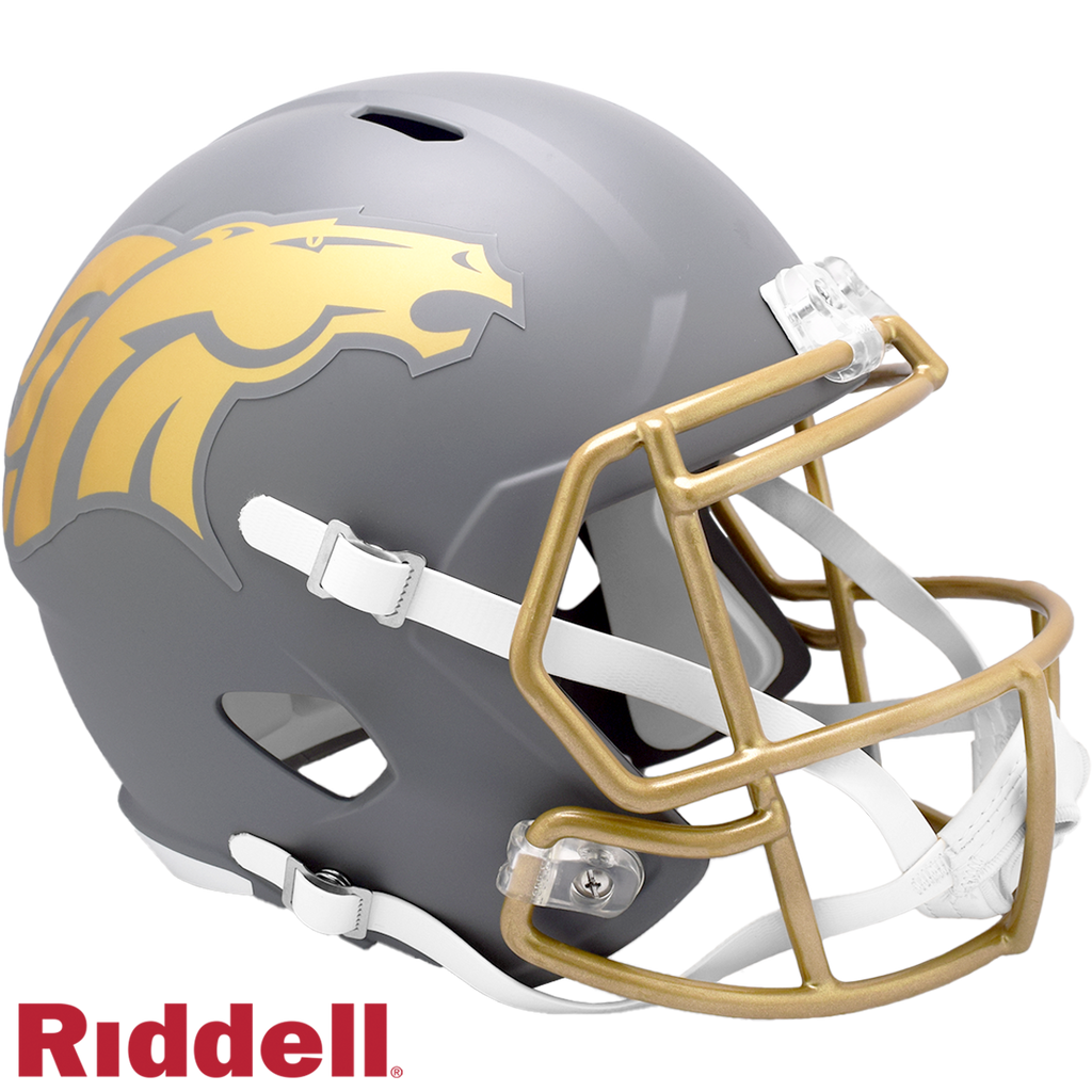Denver Broncos Helmet Riddell Replica Full Size Speed Style Slate Alternate 2024 - Riddell