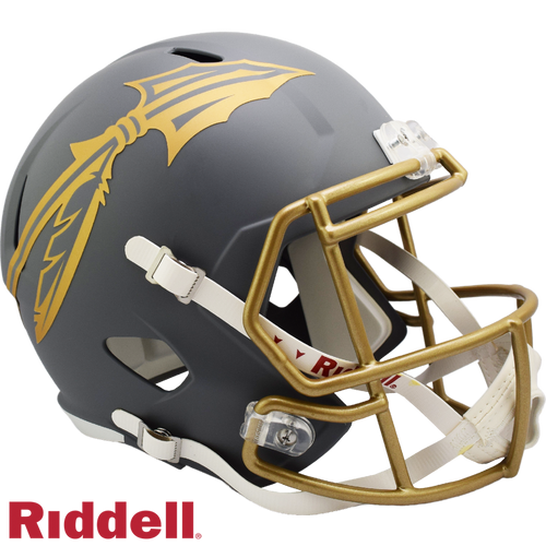 Florida State Seminoles Helmet Riddell Replica Full Size Speed Style Slate Alternate - Riddell