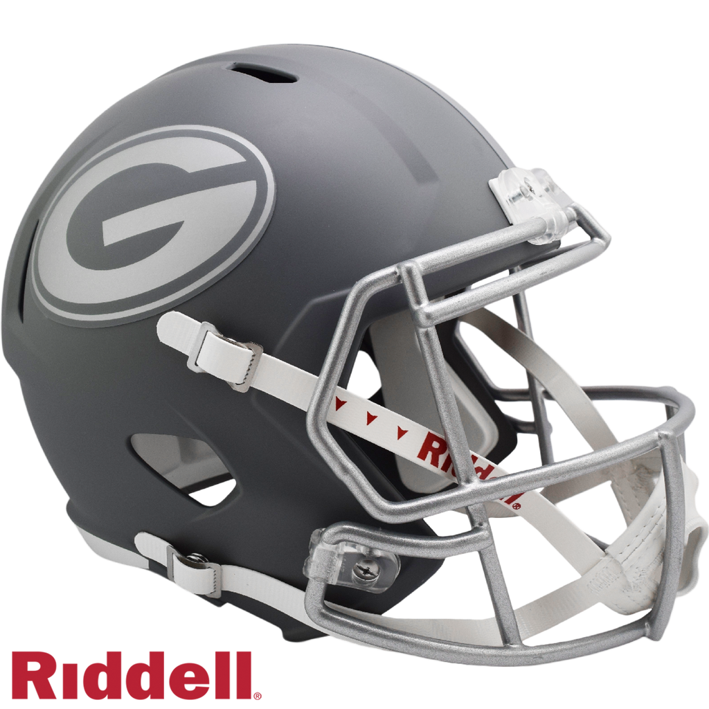 Georgia Bulldogs Helmet Riddell Replica Full Size Speed Style Slate Alternate - Riddell