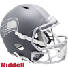 Seattle Seahawks Helmet Riddell Replica Full Size Speed Style Slate Alternate - Riddell