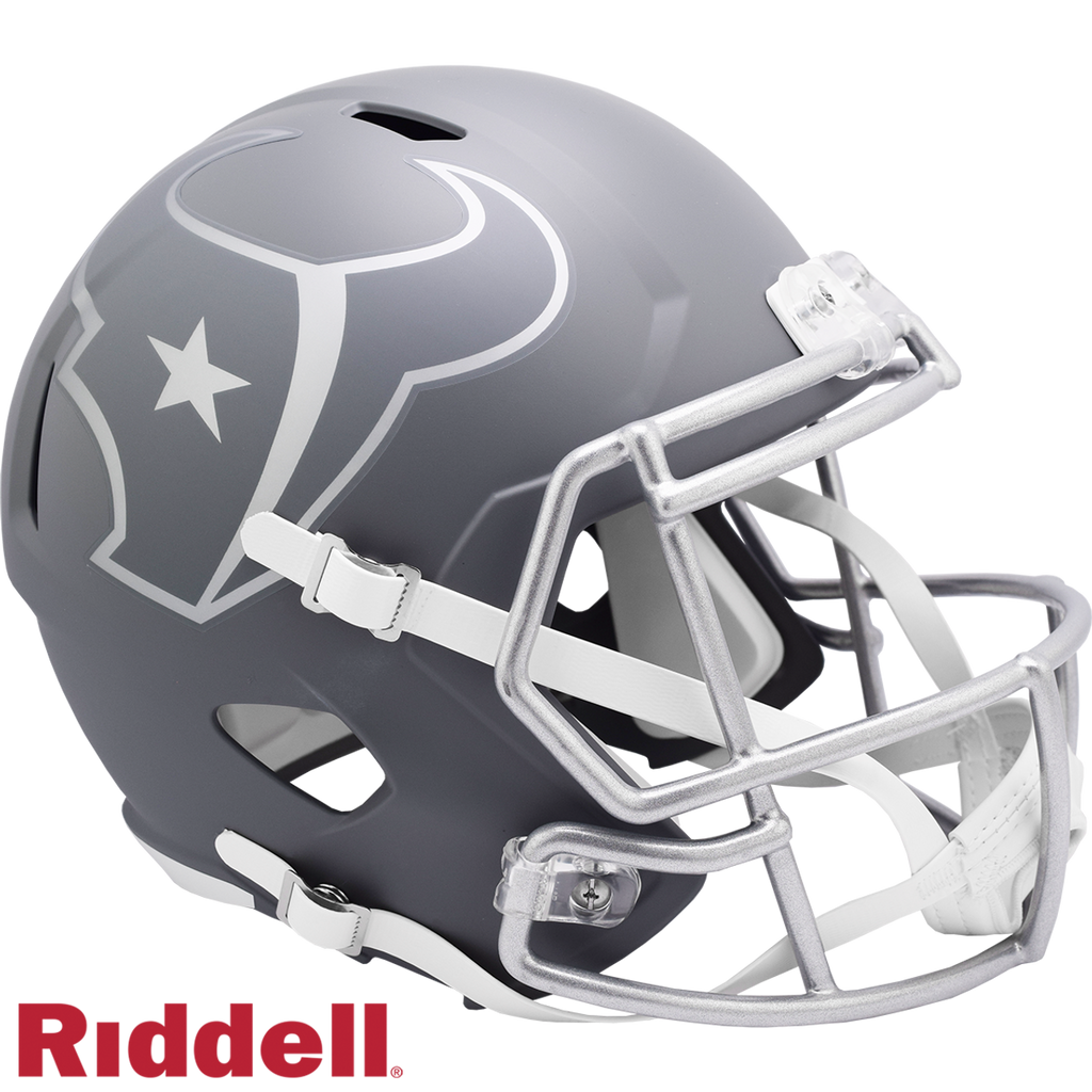 Houston Texans Helmet Riddell Replica Full Size Speed Style Slate Alternate - Riddell