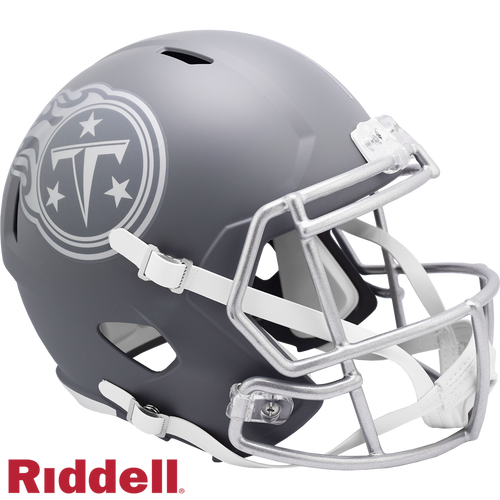 Tennessee Titans Helmet Riddell Replica Full Size Speed Style Slate Alternate - Riddell