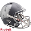 Wisconsin Badgers Helmet Riddell Replica Full Size Speed Style Slate Alternate - Riddell