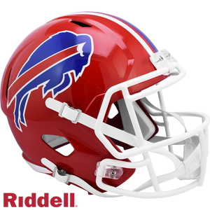Buffalo Bills Helmet Riddell Replica Full Size Speed Style 1987-2001 T/B - Riddell