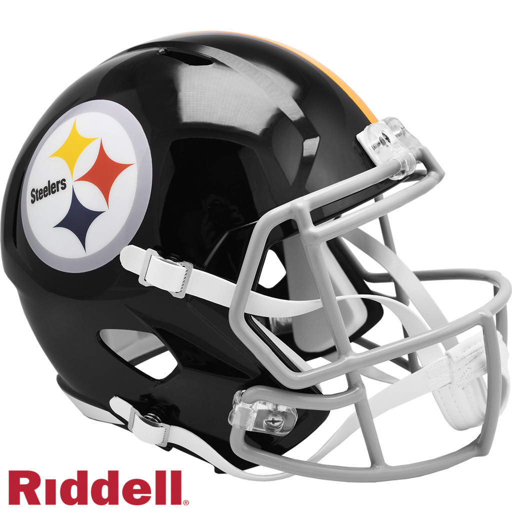 Pittsburgh Steelers Helmet Riddell Replica Full Size Speed Style 1963-1976 T/B - Riddell