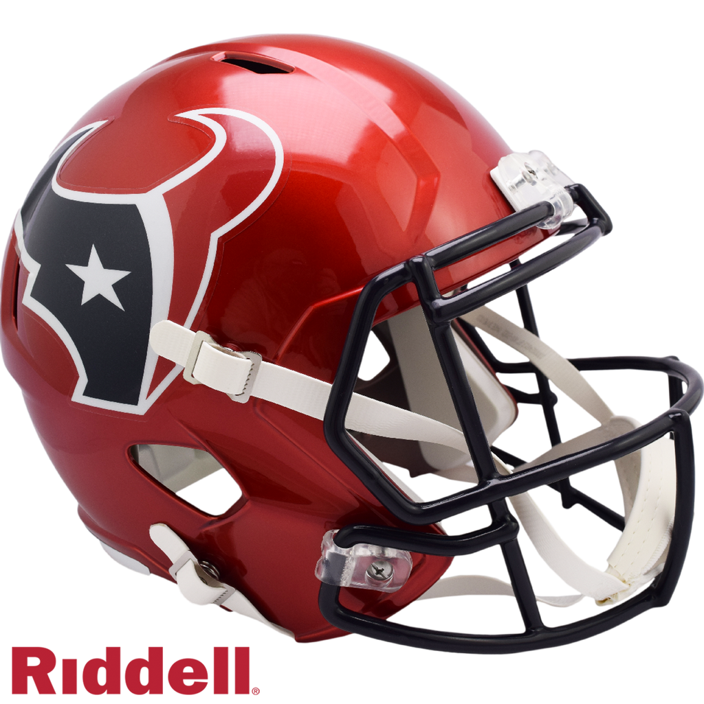 Houston Texans Helmet Riddell Replica Full Size Speed Style On-Field Alternate - Special Order - Riddell