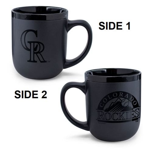 Colorado Rockies Coffee Mug 17oz Matte Black - WinCraft