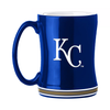 Kansas City Royals Coffee Mug 14oz Sculpted Relief Team Color - Logo Brands