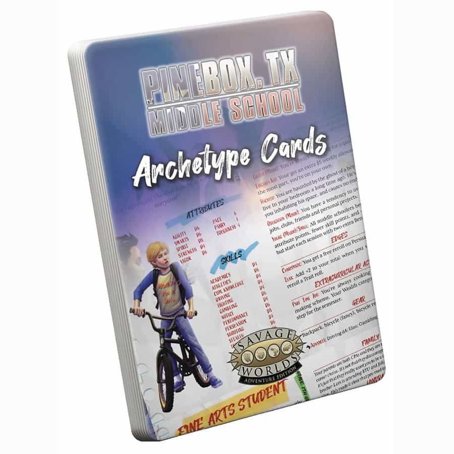 Pinnacle Entertainment Group -  Pinebox Middle School Rpg: Archetype Cards