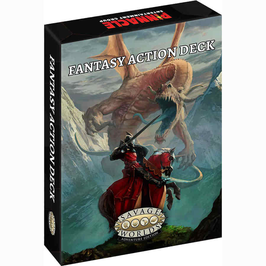 Pinnacle Entertainment -  Savage Worlds - Fantasy Companion Action Deck