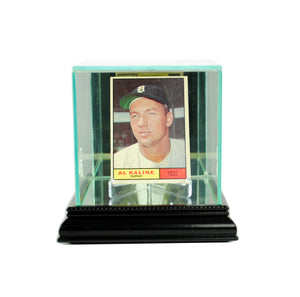 Single Card Display Case with Black Moulding